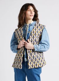 La Petite Etoile - Veste ample sans manches matelassée - Taille 3 - Vert
