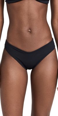 Montce Lulu Bikini Bottoms Black Rib M
