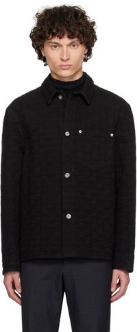 Ferragamo Black Monogram Overshirt