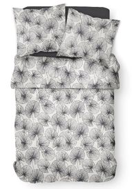 Today Linge De Maison - Parure de lit imprimé en coton - Taille 260x240 cm - Blanc