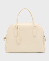 India 12.00 Top Handle in Deerskin Leather