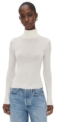 Favorite Daughter The Amelia Long Sleeve Top Ivory XL