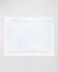 Standard Scallops Embroidered Sham