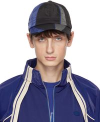 ADER error Black & Blue Paneled Cap