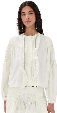 Isabel Marant Cubraly Top White 40