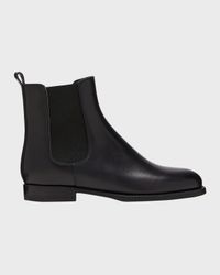 Chelsa Leather Chelsea Ankle Booties