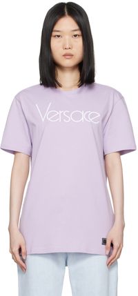 Versace Purple 1978 Re-Edition Logo T-Shirt