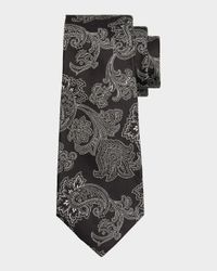 Men's Floral Paisley Silk Tie