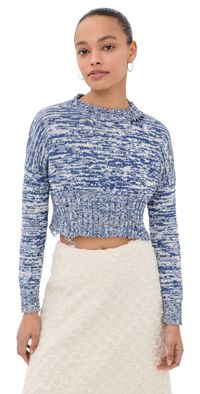 Marni Roundneck Sweater Orion Blue 42
