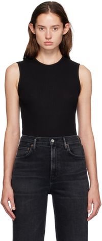 AGOLDE Black Binx Tank Top