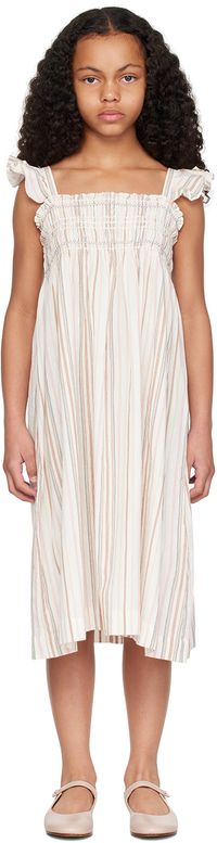 Bonpoint Kids Beige Alexandra Dress