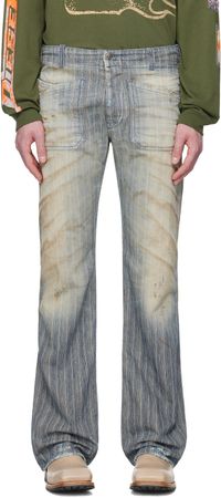 Diesel Blue Bootcut D-Moorix 09l55 Jeans