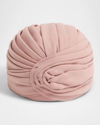 Rigid Wool-Blend Turban