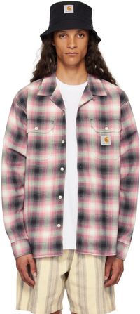 Carhartt Work In Progress Chemise Blanchard rose et noir à carreaux