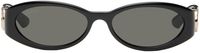 Gucci Black Oval Sunglasses