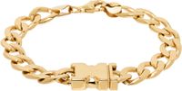 Alan Crocetti Gold Maxi Unity Curb Chain Bracelet