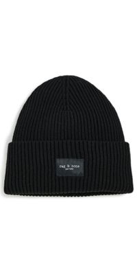 rag & bone Blake Beanie Black One Size