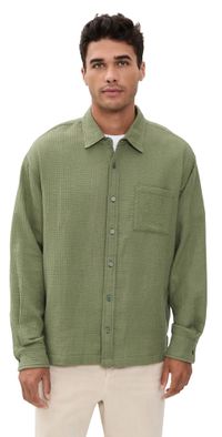 Bather Waffle Leisure Shirt Artichoke XL