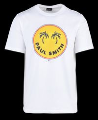 Paul Smith - Tee-shirt imprimé en coton bio - Taille XL - Blanc