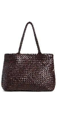 DRAGON DIFFUSION Vintage Mesh Tote Dark Brown One Size