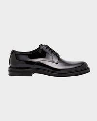 Men's Patent Leather Derby Shoes