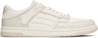 AMIRI White & Beige Skel Top Low Sneakers
