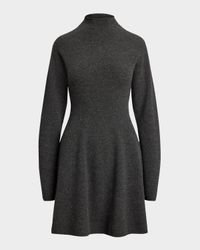 Cashmere Turtleneck Sweater Dress