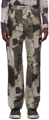 KUSIKOHC Brown Burn Trousers