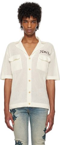 AMIRI Beige Mesh Shirt