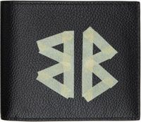 Balenciaga Black Cash Square Folded Wallet