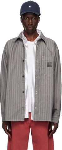 Carhartt Work In Progress Gray Menard Denim Shirt
