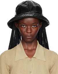 Song for the Mute Black Coated Bucket Hat