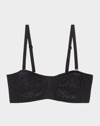 Nora Strapless Floral Lace Bra