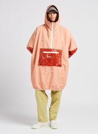 Oof - Coupe-vent ample à capuche - Taille 42 - Rose