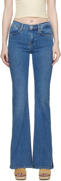 Frame Jean 'Le High Flare' bleu
