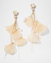 White Pearl Drop Earrings