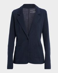 Single-Button Double Faced Blazer