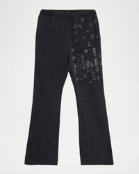 Men's Crystal Sequence Fleece Sweatpants