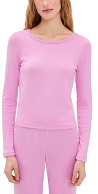 Z Supply Maison Pointelle Top Pink Crush XS