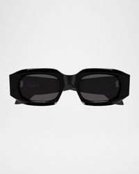 Acetate Rectangle Sunglasses