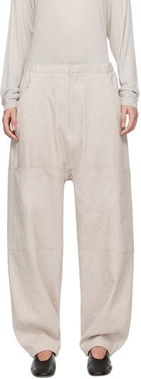 Lauren Manoogian Beige Painter Trousers