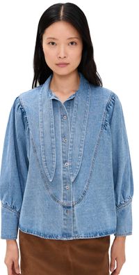 Hunter Bell Odessa Shirt Vintage Denim XL