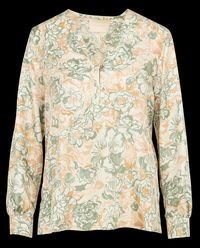 Momoni - Blouse droite en soie imprimée - Taille 46 - Multicolore