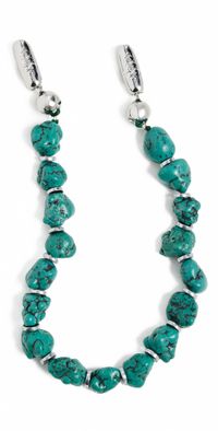 Ossa Linked Gemstone Wristlet Turquoise One Size