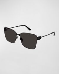 BB Metal Square Sunglasses