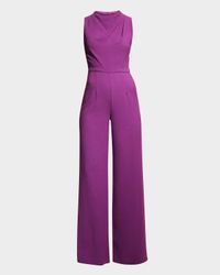 Corrine High-Neck Sleeveless Jumpsuit