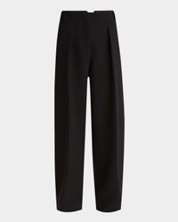 Ovalo Pleated Wide-Leg Pants