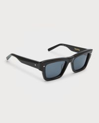 XXII Square Acetate & Titanium Sunglasses