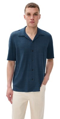 rag & bone Zuma Pointelle Avery Shirt Mnlt L