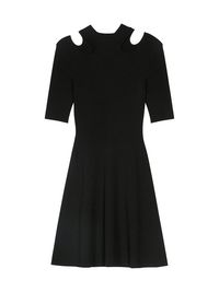 Women's Cutaway Short Dress - Black - Size 10